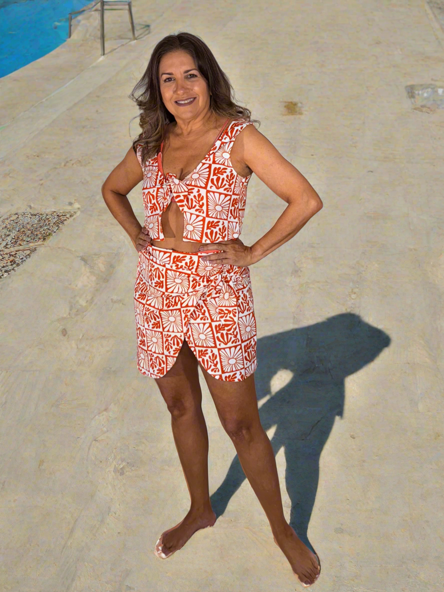 Falda Sechura tanto para la playa o para salir con tus amistades.