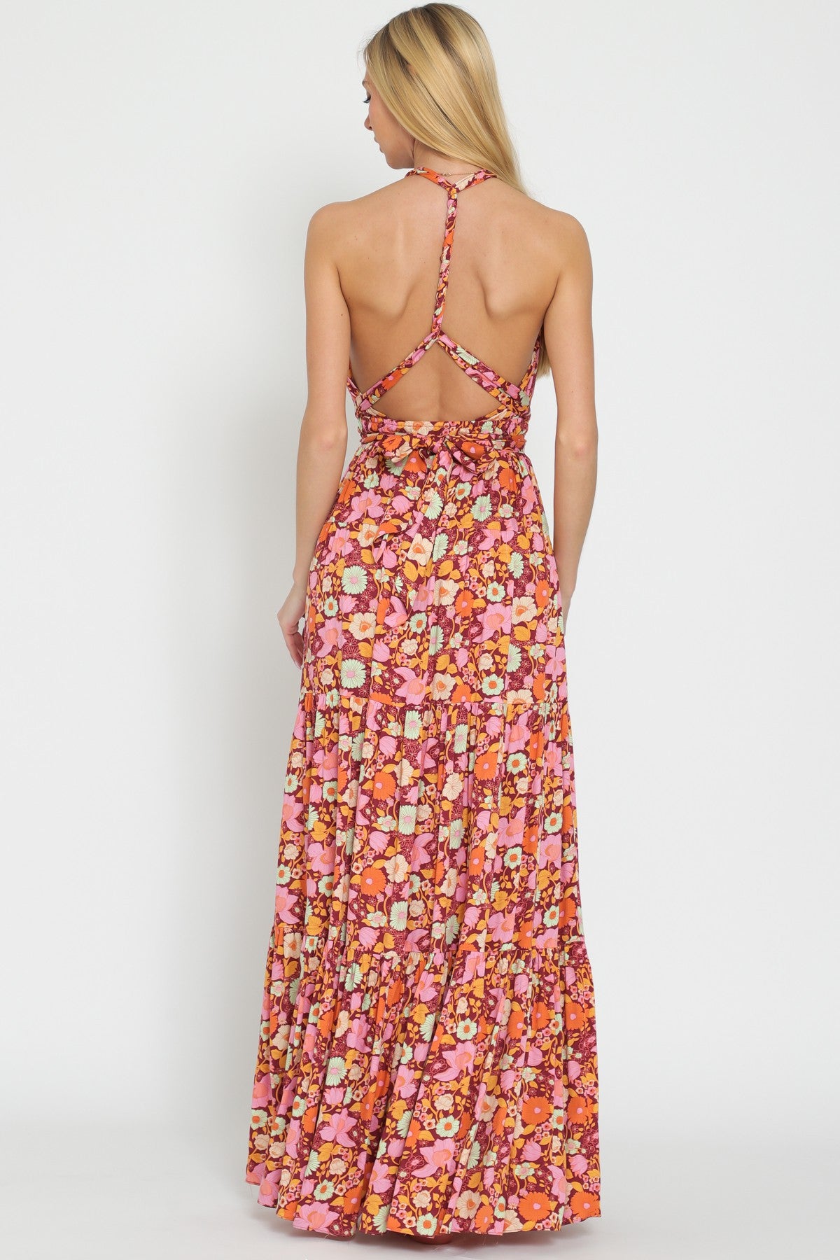 Halter Tiered Maxi for a flowy and fresh look.