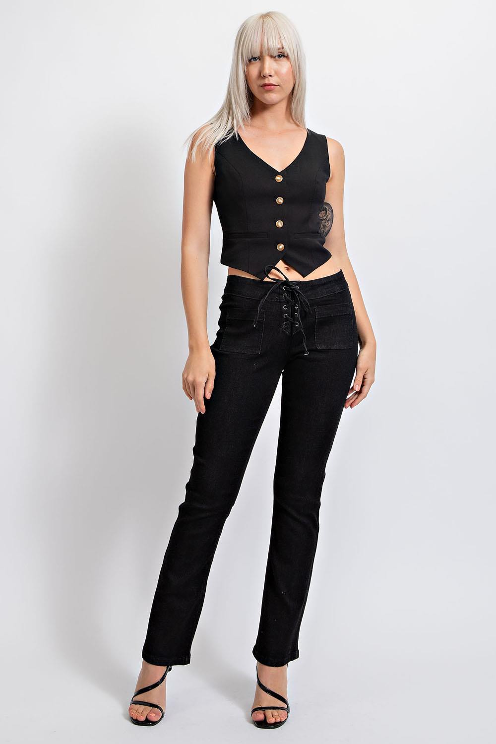 Short vest for any occasion.