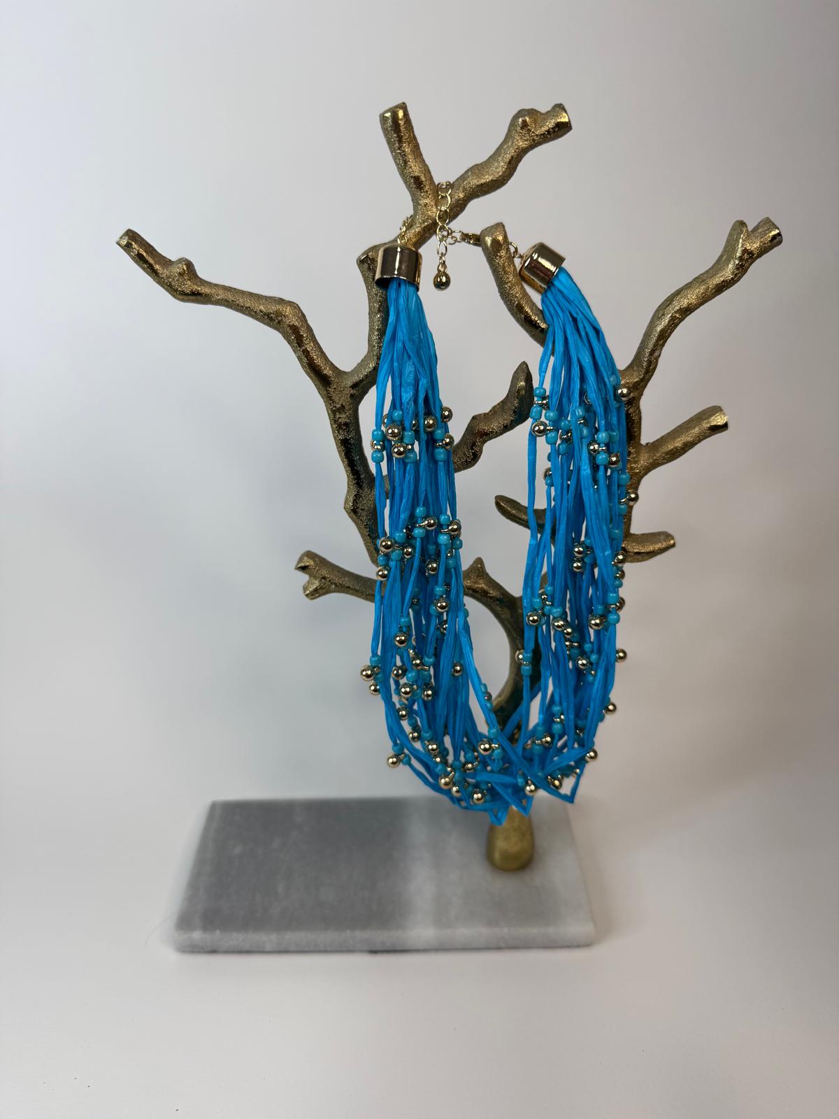 Color Multiple String Necklace