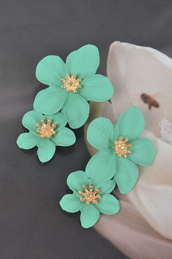 Flower Metal Earrings for that delicate touch