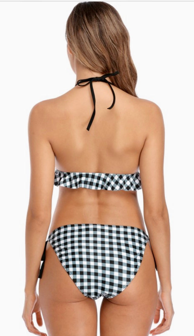 Checker Two Piece Bikini