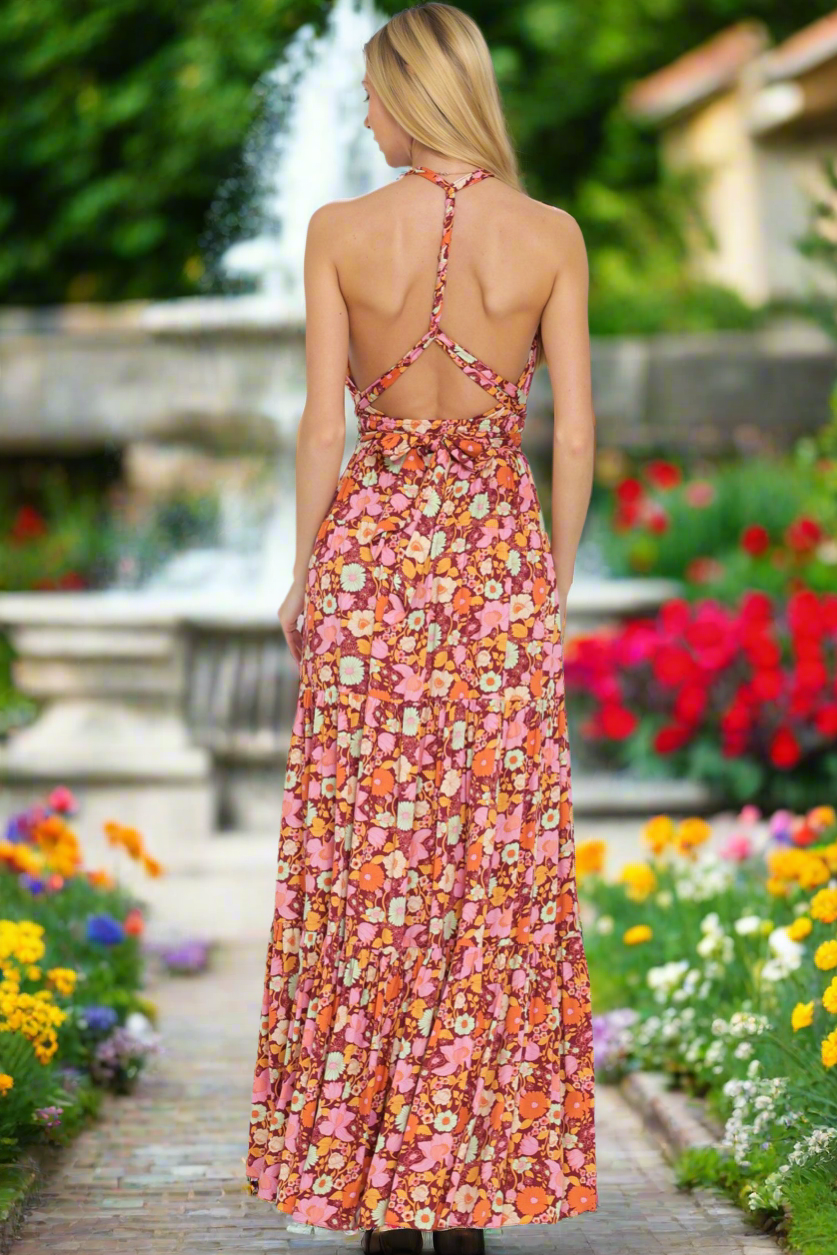 Halter Tiered Maxi for a flowy and fresh look.