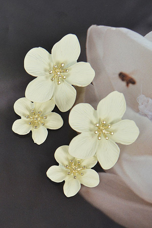 Flower Metal Earrings for that delicate touch