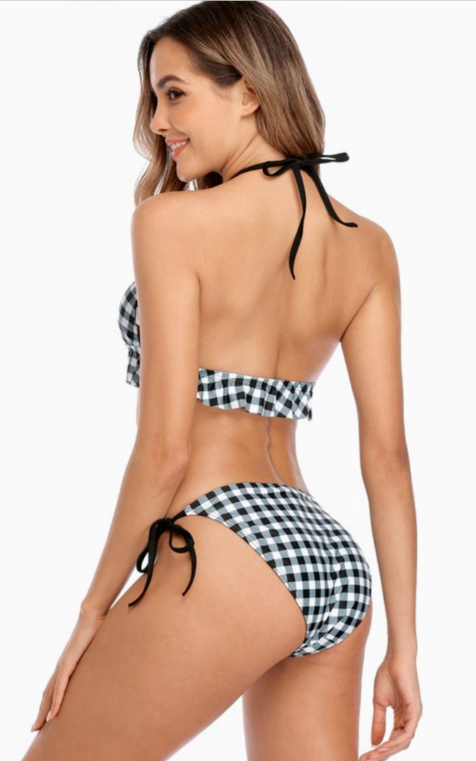 Checker Two Piece Bikini
